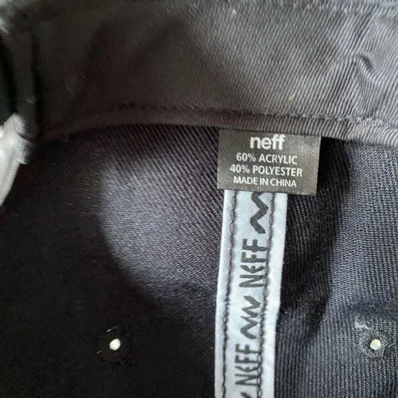 Neff Raised Logo Aztec Tribal Bill Snapback Cap Hat - Picture 6 of 6